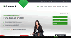 Desktop Screenshot of fortelock.cz