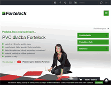 Tablet Screenshot of fortelock.cz
